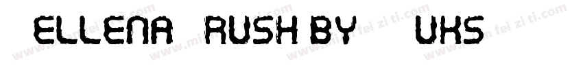 SellenaBrush by Muks字体转换